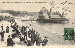 CPA Nice Promenade des Anglais et Jetee Promenade 