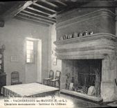 CPA Vacheresses les Basses E et L Cheninee monumentale Interieur du Chateau 