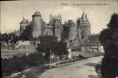 CPA Vitre Vue generale prise de la Route de Rennes 