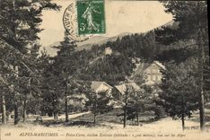 CPA Alpes Maritimes Peira Cava Station Estivale vue sur les Alpes