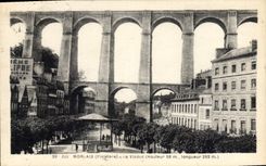 CPA Morlaix Finistere Le Viaduc 