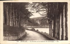 CPA Morlaix La Riviere et le Chateau de Lannuguy