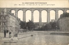 CPA La Bretagne Pittoresque Morlaix Le Viaduc 