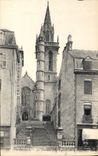 CPA Morlaix Le Clocher de l'Eglise St Melaine 
