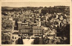 CPA Morlaix Finistere La Place Thiers vue du Viaduc 