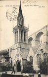CPA Morlaix Finistere L'Eglise St Melaine 
