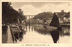 CPA Morlaix Entree du Port 