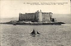 CPA Rade de Morlaix Le Chateau de Taureau 