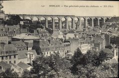 CPA Morlaix Vue generale prise du Chateau 
