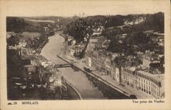 CPA Morlaix Vue prise du Viaduc 
