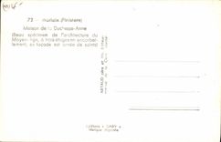 CPA Morlaix Finistere Maison de la Duchesse Anne 