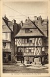 CPA Morlaix Vielles Maisons Place des Halles 