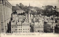 CPA Morlaix Vue prise de la Roche vers Sainte Melaine 
