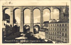 CPA Morlaix Le Viaduc Hauteur 