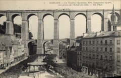CPA Morlaix Le Viaduc Hauteur 