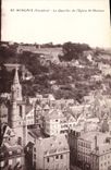 CPA Morlaix Finistere Le Quartier de l'Eglise St Melaine 
