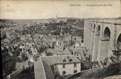 CPA Morlaix Vue generale prise du Creou 