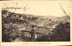 CPA Morlaix La Ville vue des Jardins suspendus 