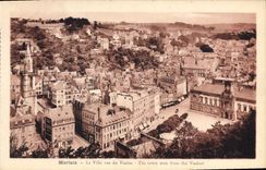 CPA Morlaix La Ville vue du Viaduc 