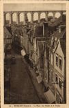 CPA Morlaix Finistere La Place des Halles et le Viaduc 