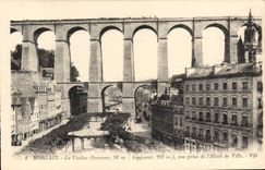 CPA Morlaix Le Viaduc Hauteur 