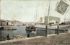 CPA Marseille Le service du Passage Vieux Port 