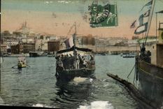 CPA Marseille Le Vieux Port Traversee du Bateau Mouche 