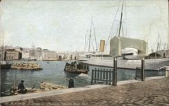 CPA Marseille Le service du Passage Vieux Port 