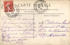 CPA Marseille Le Vieux Port et Notre Dame 