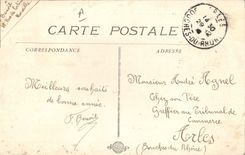 CPA Marseille Le Vieux Port Traversee du Bateau Mouche 