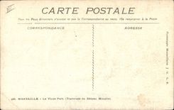CPA Marseille Le Vieux Port Traversee du Bateau Mouche 