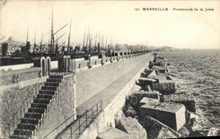 CPA Marseille Promenade de la Jetee 