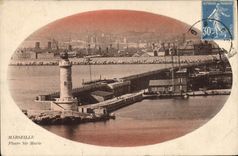 CPA Marseille Phare Ste Marie 