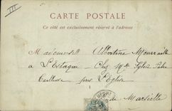 CPA Marseille Le Fort Saint Jean et le Vieux Port 