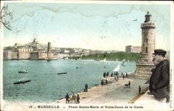 CPA Marseille Le Phare Sainte Marie 