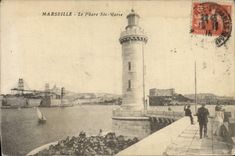 CPA Marseille Le Phare Ste Marie 