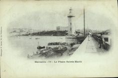 CPA Marseille Le Phare Ste Marie 