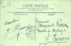 CPA Marseille Devant Le Phare Ste Marie 