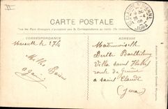 CPA Marseille La Pierres plates et le Phare Ste Marie 