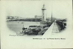 CPA Marseille Le Phare Ste Marie 