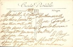 CPA Marseille l'entree du port Coucher de Soleil 