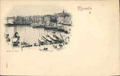 CPA Marseille Quai du port 