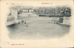CPA Marseille entree du vieux Port 