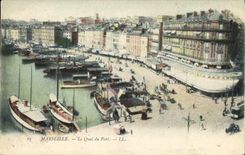 CPA Marseille le Quai du port 