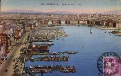 CPA Marseille Quai du port 