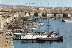 CPA Marseille panorama du Quai du port 