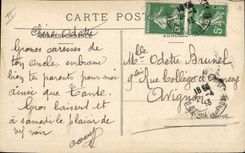 CPA Marseille un coin du Vieux port 