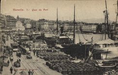 CPA Marseille Quai du port 