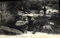 CPA Pont Aven Un point Moulin du Plessis 