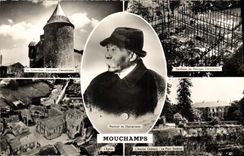 CPA Mouchamps l'Eflise l'Ancien Chateau Colombier Clemenceau Tombeau